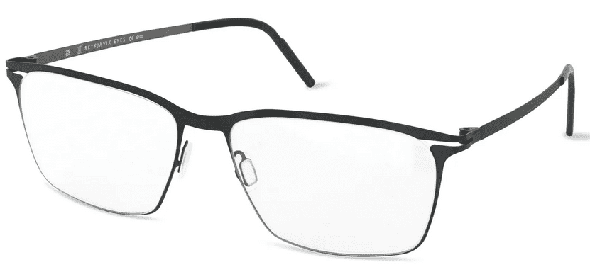 Reykjavik Eyes Tomas Black Gun Titanium Glasses