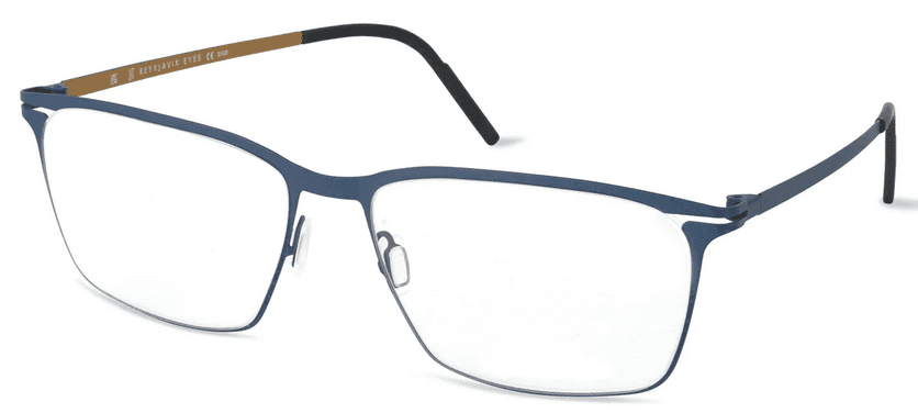Reykjavik Eyes Tomas Navy Bronze Titanium Glasses"