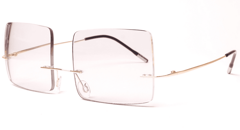 Rimless Titanium Snooker Glasses