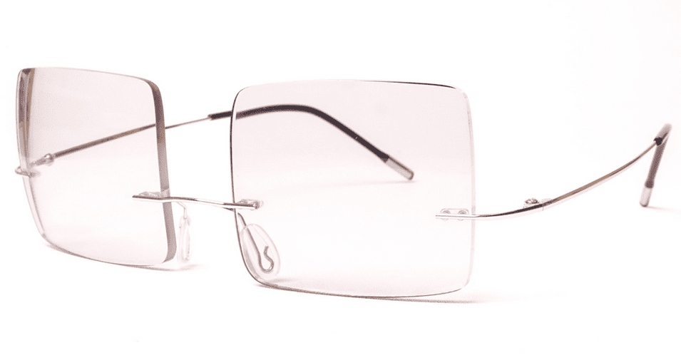 Rimless Titanium Snooker Glasses - Image 2